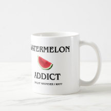 Adicto a la sandía tazas