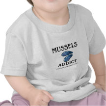 Adicto a los mejillones camisetas