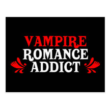 Adicto al romance del vampiro tarjetas postales