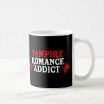 Adicto al romance del vampiro taza de café