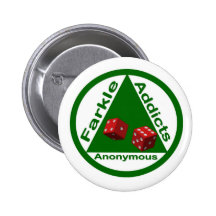 Adictos a Farkle anónimos Pins