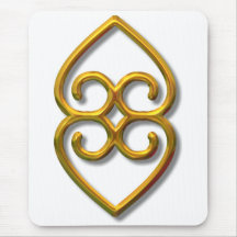 Adinkra-tierra-oro Alfombrillas De Ratones
