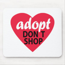 Adopt no hace compras alfombrilla de raton