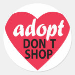 Adopt no hace compras pegatinas  