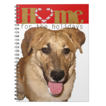 Adopte el golden retriever de los perros libro de apuntes con espiral