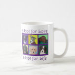 Adopte para el amor, adopte para la taza de la vid