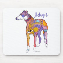 Adopte un galgo tapete de ratones