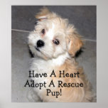 ¡Adopte un perrito del rescate! Impresiones