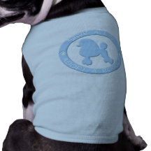 Adopte una camiseta del perro de caniche ropa de mascota