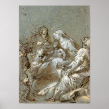 ADORACIÓN DE BAROCCI-THE DEL MAGI-PRINT POSTER