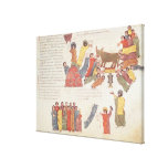 Adoración de Fol.46r del becerro de oro Impresion De Lienzo
