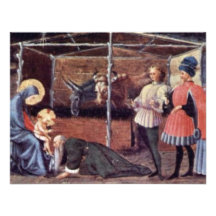 Adoración de unos de los reyes magos de Uccello Pa Invitación