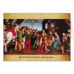 ADORACIÓN DE UNOS DE LOS REYES MAGOS TARJETON