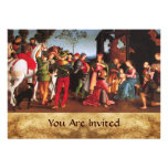 ADORACIÓN del pergamino de UNOS DE LOS REYES MAGOS Invitaciones Personales
