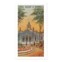 Adornamiento de los artes palacio y jardines tarjetas de visita