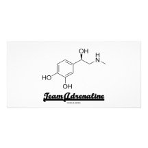 Adrenalina del equipo (humor químico de la molécul tarjetas fotograficas personalizadas