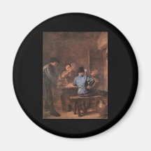 Adriaen Brouwer en la taberna Imán De Frigorifico