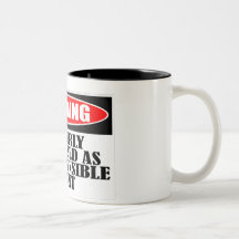 Adulto responsable amonestador tazas