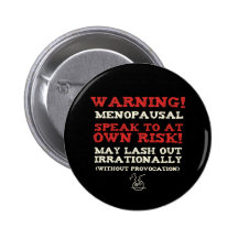 ¡Advertencia! Menopáusico Pin
