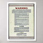 Advertencia Poster