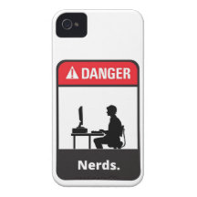 Advertencia: Travesía del empollón iPhone 4 Case-Mate Protector
