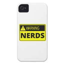 Advertencia: Travesía del empollón iPhone 4 Case-Mate Carcasas
