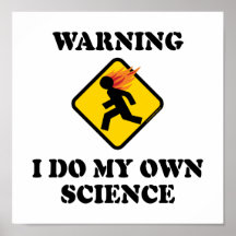 Advirtiendo hago mi propia ciencia poster