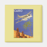 Aeroplano de El Cairo Egipto África del poster del Imán Para Frigorifico