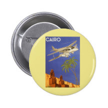 Aeroplano de El Cairo Egipto África del poster del Pins