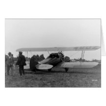 Aeroplano de los años 20 de Cessna del vintage Felicitación