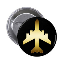 AEROPLANO DEL JET DEL ORO PINS