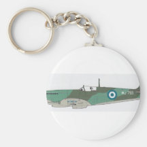 aeroplano del spitfire llavero