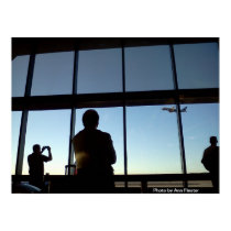 Aeropuerto del puerto del poster/del cielo posters