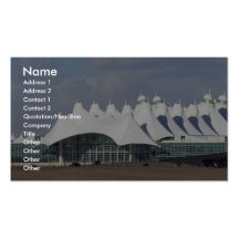 Aeropuerto internacional Buildin terminal principa Tarjetas De Visita