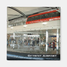 Aeropuerto metropolitano del país de Detroit Wayne Imán De Frigorífico