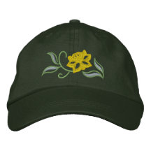 Aerosol del narciso gorra de beisbol bordada