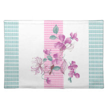 Aerosol floral de Clodine de la inspiración france Manteles Individuales