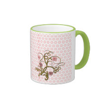 Aerosol floral de Sandrine de la inspiración franc Tazas