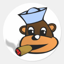 Affe Zigarre ape cigar Aufkleber