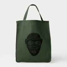 Affenkopf monkey head einkaufstaschen