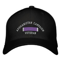 Afganistán Purple Heart Gorra Bordada