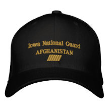 AFGANISTÁN VIAJE DEL COMBATE DE 36 MESES GORRA DE BEISBOL BORDADA