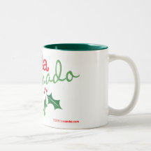 Aficionado de Santa Taza De Café