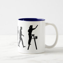 Aficionado del pintor DIY del decorador de interio Taza