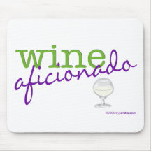 Aficionado del vino alfombrillas de ratones