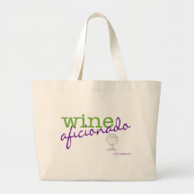 Aficionado del vino bolsas de mano