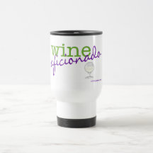 Aficionado del vino tazas de café