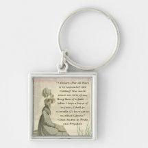 Aficionados a los libros de Jane Austen Llavero Personalizado