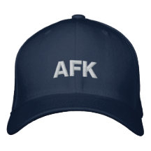 AFK lejos del gorra del teclado Gorra Bordada
