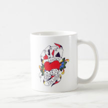 AFORTUNADO EN TATUAJE DEL AMOR TAZAS
